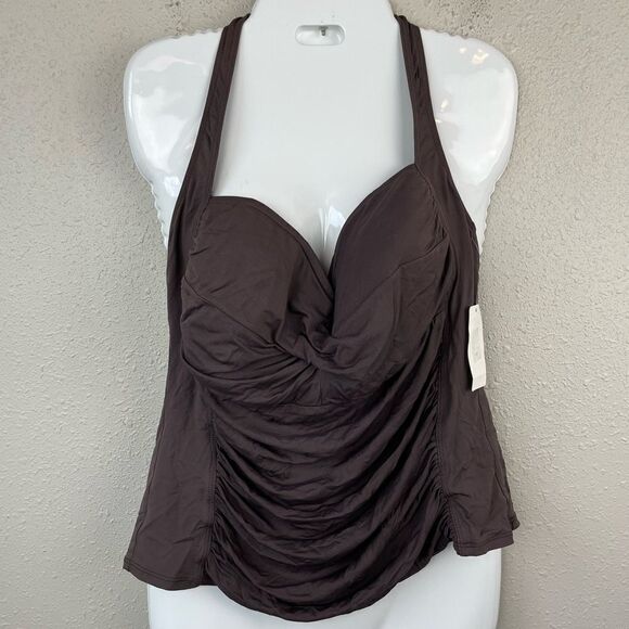 NWT La Blanca by Rob Beattie Tankini Top Size 14 - Picture 1 of 5